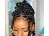 Crochet braids with kanekalon hair curled Crochet braids