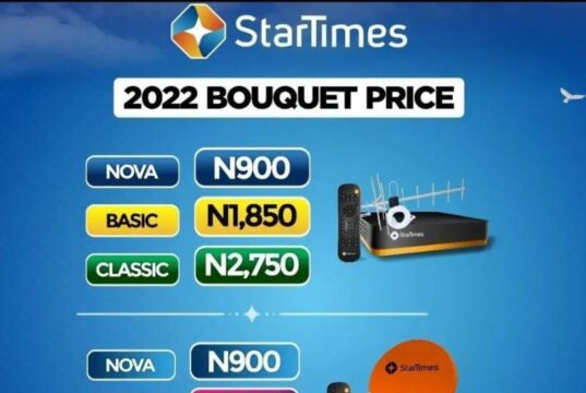 Full Startimes Packages Startimes package