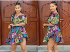 Ankara Short Flare Gowns With Sneakers Ankara Short Flare Gowns With Sneakers