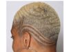 Blonde low cut Hairstyles for Black girls